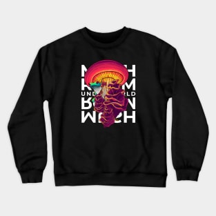 Mushroom in the dark Crewneck Sweatshirt